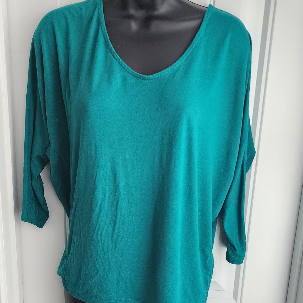 Banana republic teal blouse Xs